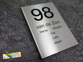 Naamborden in verschillende uitvoeringen